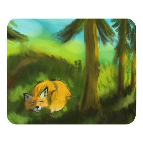 Fox In A Forest - Mouse Pad