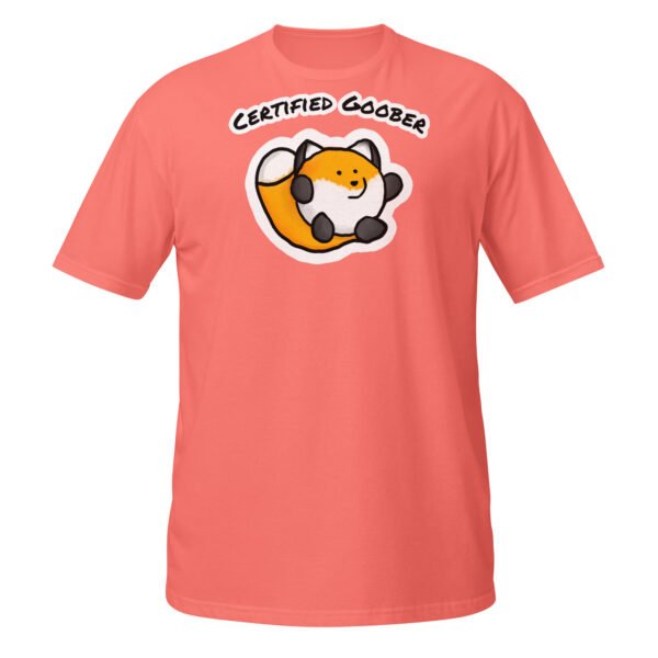 unisex-basic-softstyle-t-shirt-coral-silk-front-6ac6026c29791.jpg Certified Goober - Short-Sleeve Unisex T-Shirt