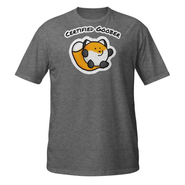 unisex-basic-softstyle-t-shirt-graphite-heather-front-6ac6026c207ae.jpg Certified Goober - Short-Sleeve Unisex T-Shirt