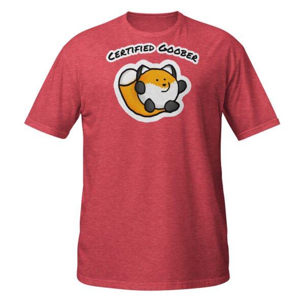 unisex-basic-softstyle-t-shirt-heather-red-front-6ac6026c22a6e.jpg Certified Goober - Short-Sleeve Unisex T-Shirt