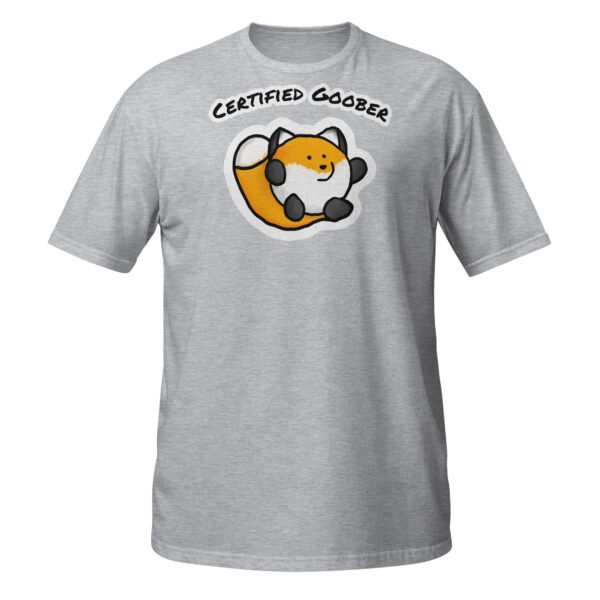 unisex-basic-softstyle-t-shirt-sport-grey-front-6ac6026c30752.jpg Certified Goober - Short-Sleeve Unisex T-Shirt